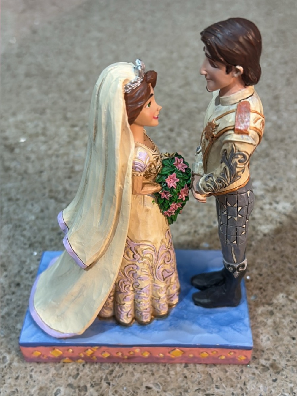 Disney Traditional Rapunzel Flynn Figurine The Wedding Big Day